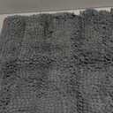 Bath Mat for Bathroom Ultra-Soft Machine Washable Rugs for Shower Room with Non-Slip Backing Shaggy Absorbent Luxury Chenille Bath Rug Perfect for Tub Sink Bedroom Door (20"x59", Dim-Gery) (1'8" x 4'11" (Rectangular))