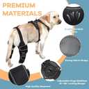 Dog Knee Brace with Adjustable Support ACL & CCL Tear Recovery, Post-Surgery Stabilization, Mobility Aid for Rear Legs Includes Secure Chest Harness for Dogs (Both Legs, L)