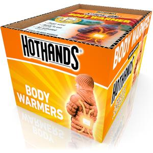 HotHands 12 Hour Adhesive Body Warmers - Bulk Value Pack of Air Activated Warmers - 20 Individual Warmers - Up to 240 Hours of Consistent Heat - On The Go Warmth for Cold Weather Activities