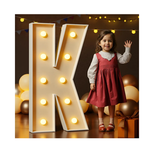 Marquee Letters 4 Feet Tall Large Light Up Letters K Happy Birthday Decorations Marry Me Engagement Party Decor Yellow Light Birthday Decorations Balloon Arch Kit Foam Sign K