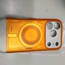 Spigen for iPhone 17 Pro Max Case, Classic C1 MagFit [TPU Covered Camera Control] [Compatible with MagSafe] - Tangerine