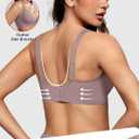 Vertvie Jelly Wireless Bras for Women Push Up Plunge Seamless T-Shirt Bras No Underwire Supportive Full Coverage Bralettes (Purple, XXL)