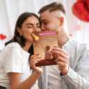 2 x Valentines Day Card,Valentines Day Cards Gifts for Him Her,Valentines Day Card for Husband Wife Boyfriend Girlfriend Fiance Fiancee Men Women with Nostalgic Childhood Design