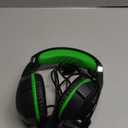 Ozeino Gaming Headset for PC, Ps4, Ps5, Xbox Headset with 7.1 Surround Sound, Gaming Headphones with Noise Cancelling Mic RGB Light Over Ear Headphones for Xbox Series X/S, Switch-Green