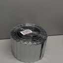 40FT x 8IN Flexible Corrugated Metal Garden Edging Roll, Rust Resistant Galvanized Steel Landscape Border, Flexible Lawn Edging for Flower Beds, Pathways & Outdoor Landscaping (Black)