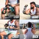 Twister Arm Trainer for Men & Women  Adjustable Chest Workout Equipment (40100 lb) Power Twister Bar, Portable Arm & Chest Muscle Trainer for Home Gym Fitness