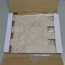 2026 New Upgrade Peel and Stick Backsplash Tile, Peel and Stick 11.34" X 11.57" Wall Tile for Kitchen, Bathroom, Fireplace, Laundry (Polished Marble White, 5 Packs)