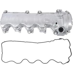 Left Side Valve Cover with Gasket, Fit for 2004-2014 Ford F150 F250 F350 Expedition, for Lincoln Navigator Mark LT 4.6L 5.4L