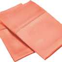 Superior MO300SDPC SLCO, Cotton 300 Thread Count Envelope Closure Pillowcases, Standard, Coral, 2 Piece