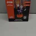 Halloween Inflatables Outdoor Decorations,7 Feet Rock Jack on Tombstone, Ghost with Pumpkin Decor, LED Lights, Blow up Lighted Yard Lawn Home