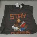 Stay Curious Monkey Reading Funny Book Lover Bookworm Kids T-Shirt Size S