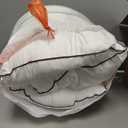 Luxury Hypoallergenic Sleeping Bed Pillows - Soft and Supportive - Premium Down Alternative Fill - Ideal for Side, Back, and Stomach Sleepers Queen Size Set of 4