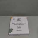 Childlike Behavior Baby Play Gym - Baby Playmat - Baby Activity Mat - Play Gym Mats for Babies - Wooden Realistic Animal Figure Toys Baby Gym - 19'' Soft Non-Woven Fabric Baby Tummy Time Play Mat