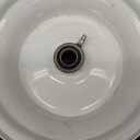 GICOOL 16x6.50-8 Flat Free Riding Lawn Mower Tire and Wheel, 2 Pcs 16x6.5-8nhs Garden Tractor Lawnmower Tyre, with 3/4" & 5/8" Bearing, 3" -4.5" -6" Centered Hub