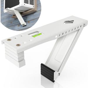 HOXHA Window AC Bracket, Universal Window Air Conditioner Support Bracket, Window AC Mount, Air Conditioner Holder for Hung Windows, Support Up to 85 lbs HOXHA Window AC Bracket, Universal Window Air Conditioner Support Bracket, Window AC Mount, Air Conditioner Holder for Hung Windows, Support Up to 85 lbs
