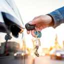 GALPADA High Heel Rhinestone Keychain Elegant Shoe Charm Lightweight Key Ring Pendant for Car Keys Purse Bag Accessory