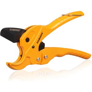 1 1/4'' Ratchet Type Pipe Cutter, Suitable for professional plumbers and DIY Home worker, Suitable for cutting Pex, PVC and PPR plastic hoses and Plumbing Pipe.