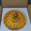 Glass Pendant Light Vintage Light Fixtures, Glass Pendant Lights Kitchen Island, Adjustable Hanging Light for Kitchen Island Dining Room Hallway (Dark Amber)