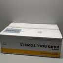 AmazonCommercial 1-Ply Kraft 7.9' Hard Roll Paper Towels (SOFI-011) Bulk for Business |Made from 100% Recyclable Material |Compatible with Universal Dispensers|800 feet per Roll (6 Rolls)