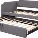 Twin Size Velvet Upholstered Daybed