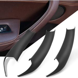 Jaronx Compatible with BMW X3 F25/X4 F26 Door Handle Covers,3PCS Interior Door Pull Handle Covers for BMW X3 F25 2010-2016, X4 F26 2014-2017, Left and Right Side(Black) Jaronx Compatible with BMW X3 F25/X4 F26 Door Handle Covers,3PCS Interior Door Pull Handle Covers for BMW X3 F25 2010-2016, X4 F26 2014-2017, Left and Right Side(Black)