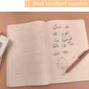 2 x 5pcs Gel Pens (0.5mm Tip), Retractable Quick Dry Black Ink Pens Fine Point Premium Cute Rolling Ball Smooth Writing Aesthetic Pens Comfort Grip for School Office Supplies (Morandi)