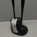 MR.SIGA Toilet Plunger and Bowl Brush Combo for Bathroom Cleaning, Black, 1 Set