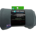 Wolf Essentials Cozy-Soft Microfleece Travel Blanket, 50x60 Inch, Lightweight, Compact, Perfect for Airplane and Car, PGA Charcoal