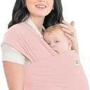 Amazon.com : KeaBabies Baby Wrap Carrier - All in 1 Original Baby Carrier Newborn to Toddler Sling, Easy to Wear, Hands Free Bonding, Lightweight, Breathable Infant Wraps (Dusty Pink) : Baby