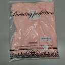 Kancystore Womens 3/4 Length Sleeve Tops Casual Loose Fit Tunic Shirts Crewneck Basic Tees (Pink, S)