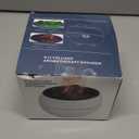 Essential Oil Diffuser, Volcano Fire Flame Aromatherapy Diffuser, 360ml Ultrasonic Cool Mist Humidifier, Scent Aroma Diffuser with 7 Colors Light, Timer & Auto Shut-Off for Home, Room (Black)