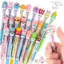 PGPBW Fidget Spinner Multicolor Pen in One 3-in-1 | Fun Cute Pens for Kids & Adults | Stress Relief Rotating Pen 0.5mm | Perfect for School, Office, Home, Birthday Gifts