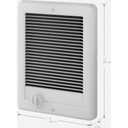 Cadet Com-Pak Electric Wall Heater Complete Unit with Thermostat (Model: CSC151TW, Part: 67509), 5120 BTU, 120 Volt, 1500 Watt, White