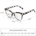 OUKEMAX 3-Pack Women's Reading Glasses with Blue Light Blocking and Anti-Glare Features A6