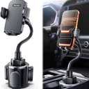 13 inch Cup Holder Phone Holder, [Enjoy Convenience, Flexibility, Stability] Gooseneck Cup Phone Mount, Fit for All Phones, iPhone 17/16/15/14/13/12 Pro Max/Samsung S24/S23/S22