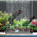 hygger Aquarium Bubble Curtain Wall, Quiet Fish Tank Air Stone with Accessories, High Dissolved Aquarium Bubbler Oxygen Diffuser Decoration for Freshwater & Saltwater