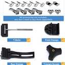 Truck Tonneau Cover Replacement Installation Accessory for Hard Tri-fold Tonneau Cover Include Rear Clamp Front Clamp T-Bolts