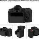 Easy Hood Camera Case for Canon EOS R5C Mirrorless Camera, Anti-Scratch Soft Silicone Rubber Case Protective Body Housing Protector Skin Cover-Black