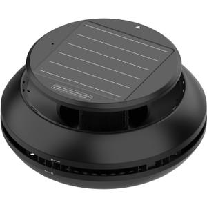 Y60 Solar-Powered Robotic Pool Skimmer - Cordless Automatic Pool Cleaner, Spot Cleaning & Self-Parking Rechargeable Robot for Above/Inground Pools, Black