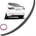 Rear Spoiler Fit for Tesla Model Y 2021-2024/Model 3 2021-2024, Upgraded Version for Multiple Model 3/Y Models, for Model Y Model 3 Accessories(Matt Carbon Fiber Pattern)