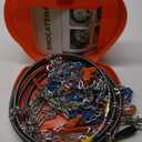 Snow Chains for Car,SUV and Pickup,Universal Emergency Tire Chains, Set of 2