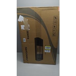 FIREGAS Black Range Hood 30 inch Under Cabinet, Ducted/Ductless Convertible Kitchen Hood, Stainless Steel Stove Vent Hood with 2 Speed Exhaust Fan, Rocker Button Control, 300 CFM Powerful Suction