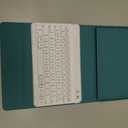 OYEEICE Keyboard case for iPad 9.7 inch, iPad 6th Gen (2018), iPad 5th Gen (2017), iPad Air 2 (2014) - 7 Color Backlit Wireless Keyboard with Pencil Holder for iPad 6th/5th Pro 9.7'' Air 2/1 - Teal (Classic Style)