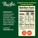 Pacific Foods Organic Cream of Chicken Soup, 10.5 oz Can (Case of 12) (EXP 03/01/28)