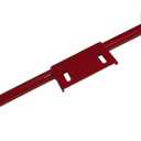 WRLWYHeavy-Duty 4L80E Conversion Crossmember (4WD) Satin Black | Fits 2000-2006 Chevy Silverado & GMC Sierra (red)