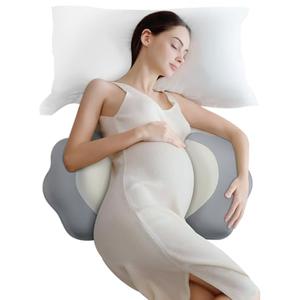 Pregnancy Pillows for Sleeping, Memory Foam Maternity Pillow Support for Back Belly HIPS, Adjustable Travel Wedge Pillow for Pregnant Women, Side Sleeping Pregnant Pillows with Cooling Pillowcase