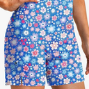 G Gradual Women's 5" High Waisted Swim Board Shorts with Phone Pockets UPF 50+ Quick Dry Beach Shorts for Women with Liner,XL