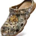 HOBIBEAR Unisex Garden Clogs Shoes Slippers Sandals for Men and Women (Khaki, 46)