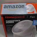 Honeywell HT-904 TurboForce Tabletop Air Circulator Fan, Small, White  Quiet Personal Fan for Home or Office, 3 Speeds and 90 Degree Pivoting Head