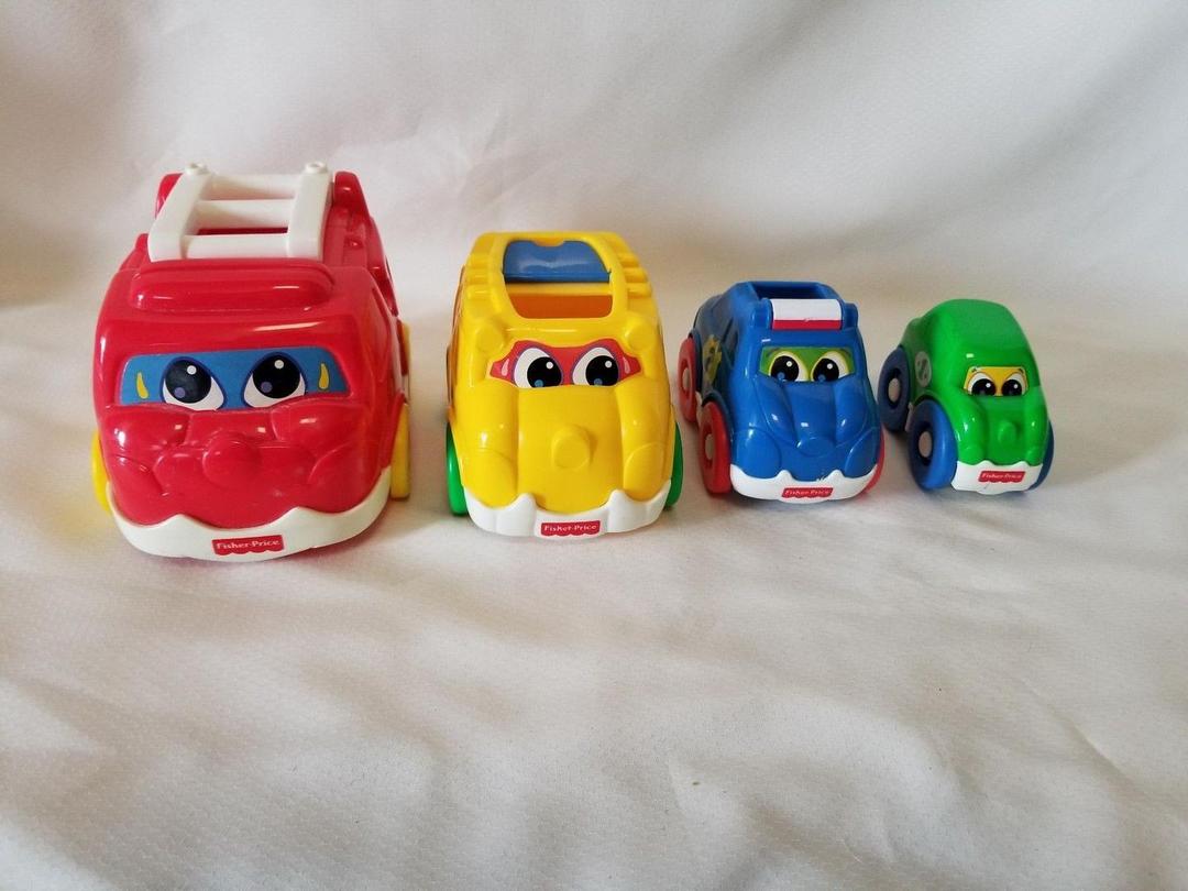 Fisher Price Stacking Cars Toys, Transport, Set of 5  